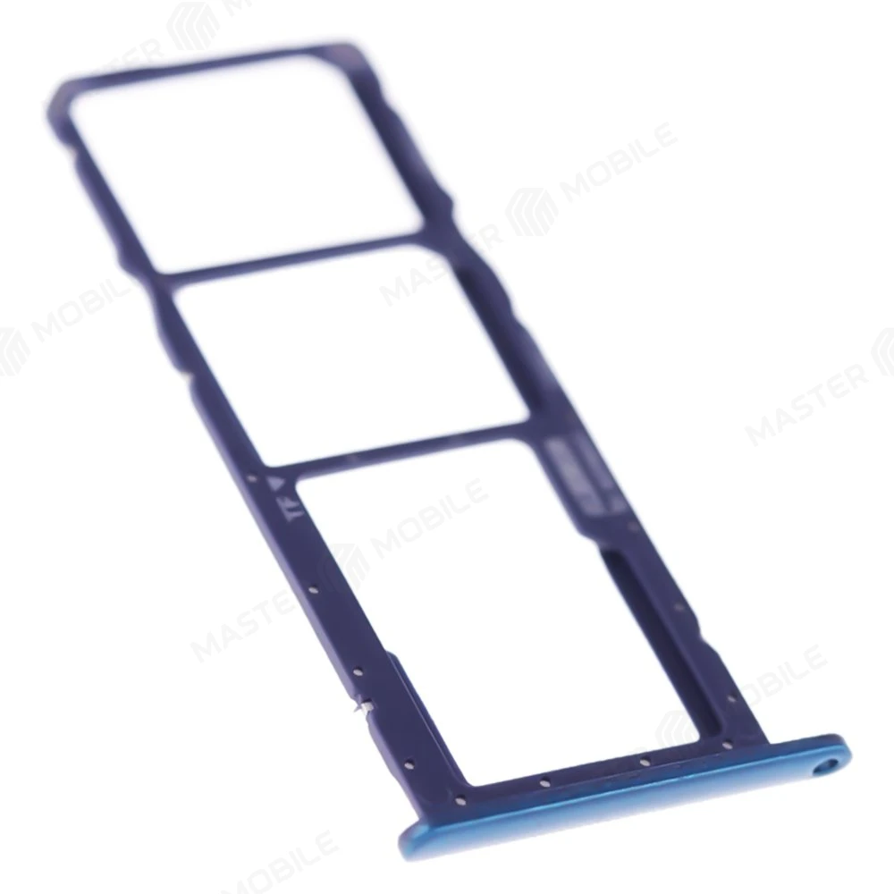 Держатель сим-карты для Huawei Y7 2019 (DUB-LX1) / Y7 Pro 2019 (DUB-LX2) (синий) фото №3
