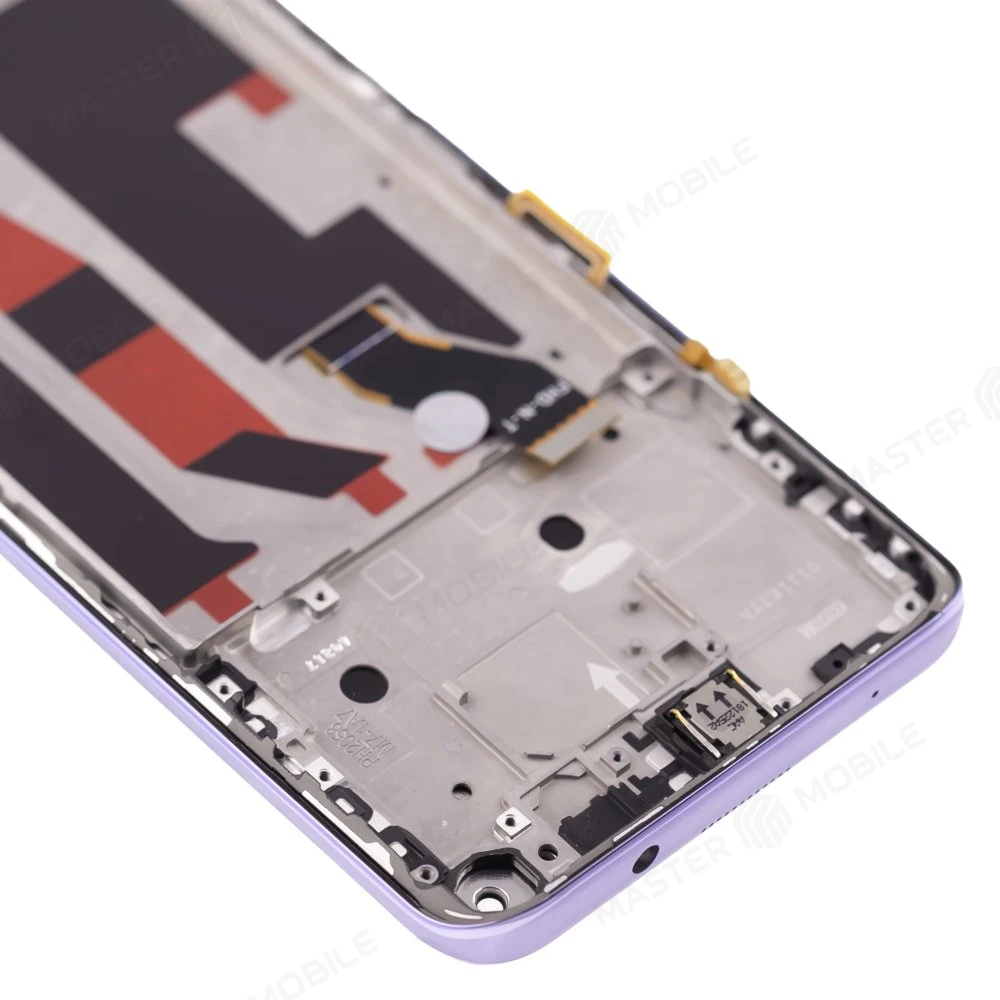 Дисплей для Huawei Nova 8i (NEN-LX1) / Honor 50 Lite (NTN-LX1) + тачскрин (серебристый) (в рамке) (ORIG) фото №3