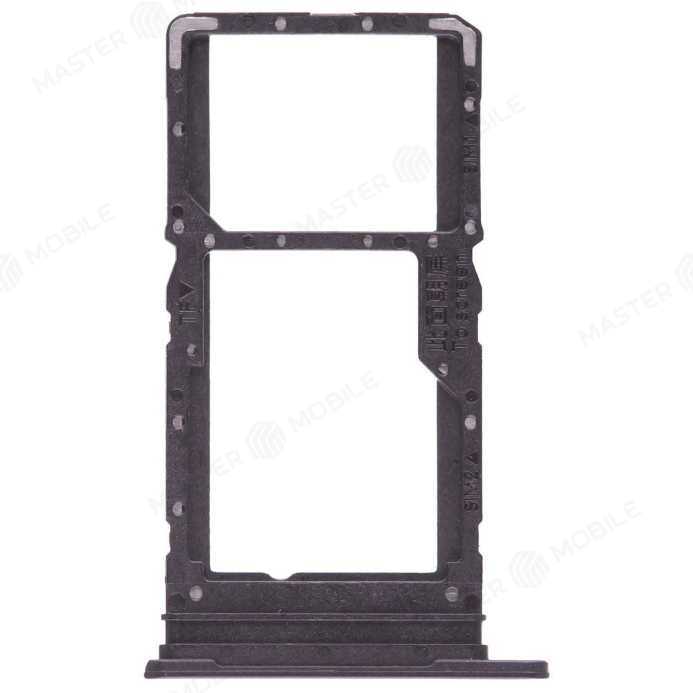 Держатель сим-карты для Huawei Honor X6a (WDY-LX1) (черный) фото №1