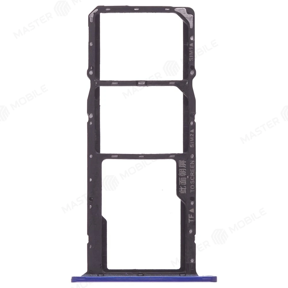 Держатель сим-карты для Huawei Y5p (DRA-LX9) (синий) фото №1