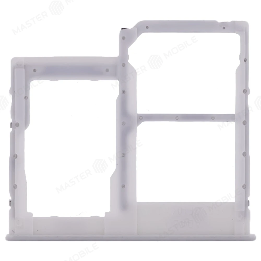 Держатель сим-карты для Samsung A415 Galaxy A41 (серебристый) фото №2