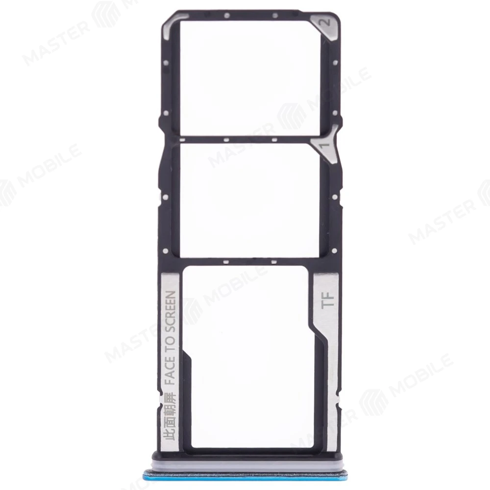 Держатель сим-карты для Xiaomi Redmi 9A (M2006C3LG) / Redmi 9C (M2006C3MG) (зеленый)  фото №1