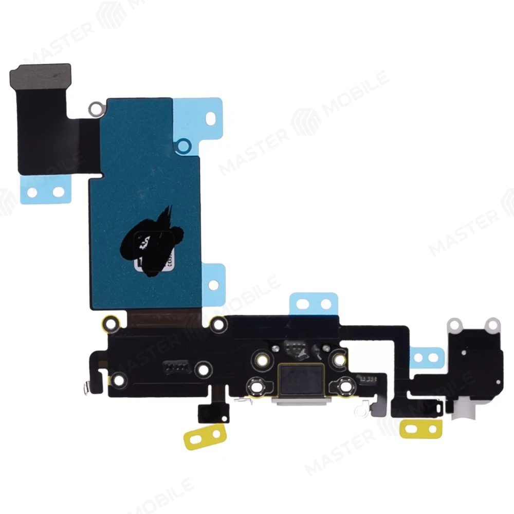 Шлейф для Apple iPhone 6s Plus с комп. + разъем зарядки/гарнитуры + микрофон (белый) (ORIG100) фото №2