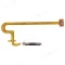 Шлейф для Realme 11 4G (RMX3636) с комп. + сканер отпечатка пальца (золотистый) фото №2