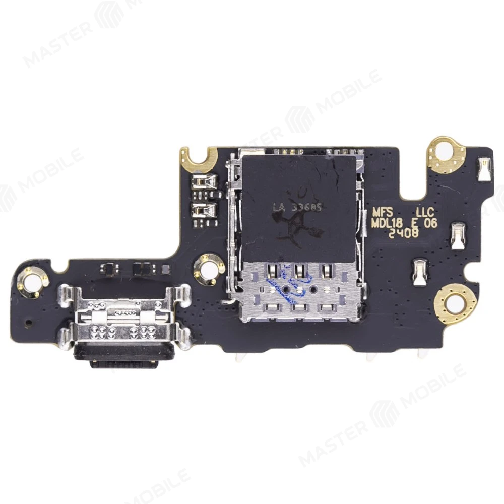 Нижняя плата для Xiaomi Mi 10T 5G (M2007J3SY) / Mi 10T Pro 5G (M2007J3SG) с комп. + разъем зарядки + микрофон + разъем SIM (ORIG100)  фото №2