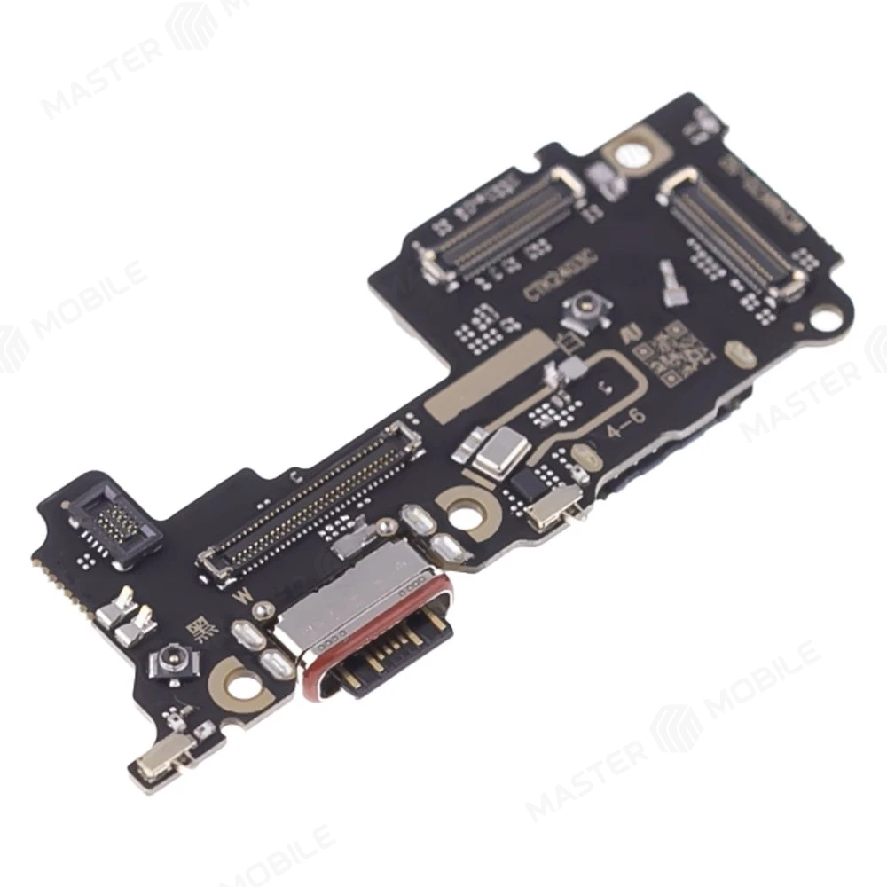 Нижняя плата для Xiaomi Poco F6 Pro (23113RKC6G) с комп. + разъем зарядки + микрофон + разъем SIM  фото №3