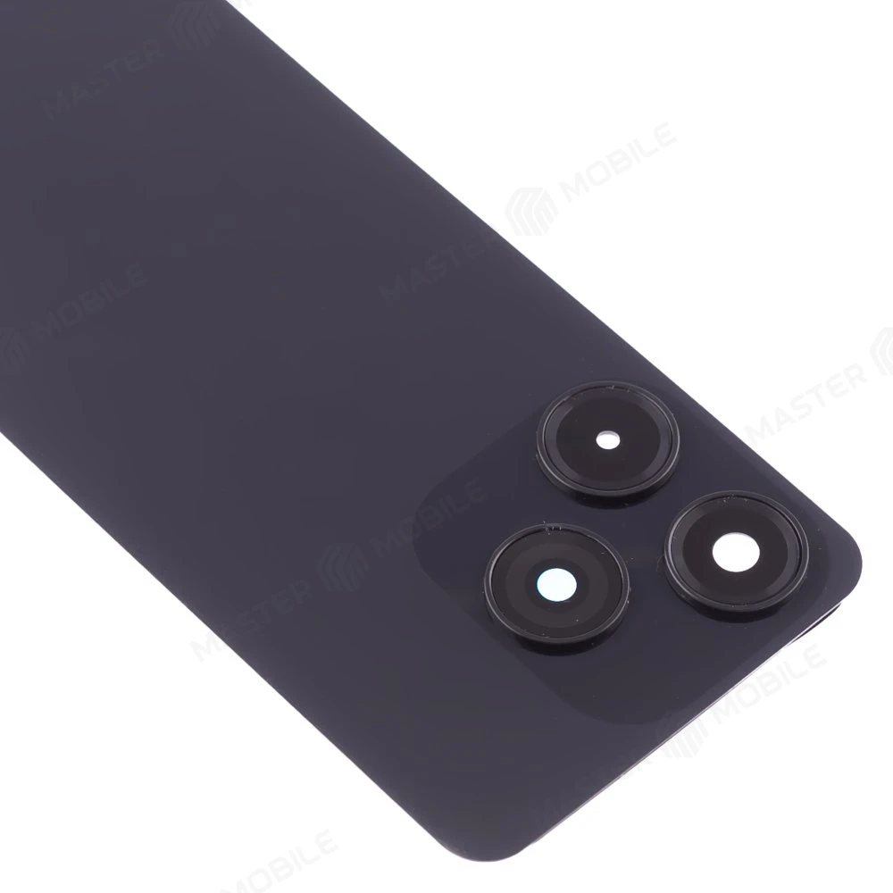 Задняя крышка для Tecno Spark 10 (KI5q) (черный) (в сборе со стеклом камеры) фото №3