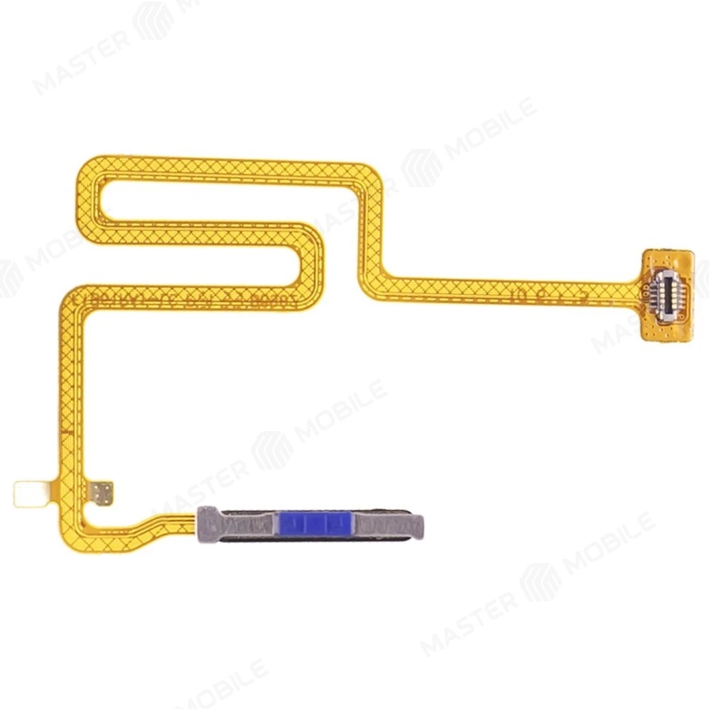 Шлейф для OPPO A57s (CPH2385) с комп. + сканер отпечатка пальца (кнопка включения) (черный)  фото №2