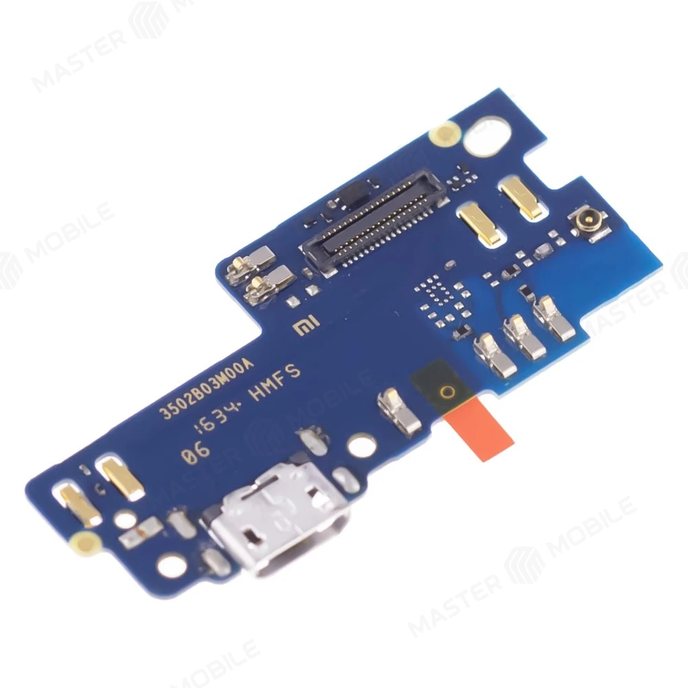 Нижняя плата для Xiaomi Mi Max (2016001) с комп. + разъем зарядки + микрофон (ORIG100) фото №3