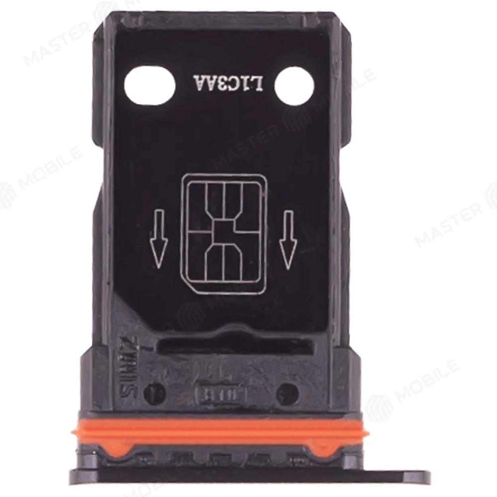 Держатель сим-карты для OnePlus 8 (черный) фото №2