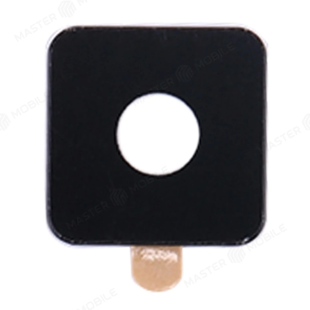 Стекло задней камеры для Asus ZenFone 3 (ZE552KL) (без рамки) (черный) 
