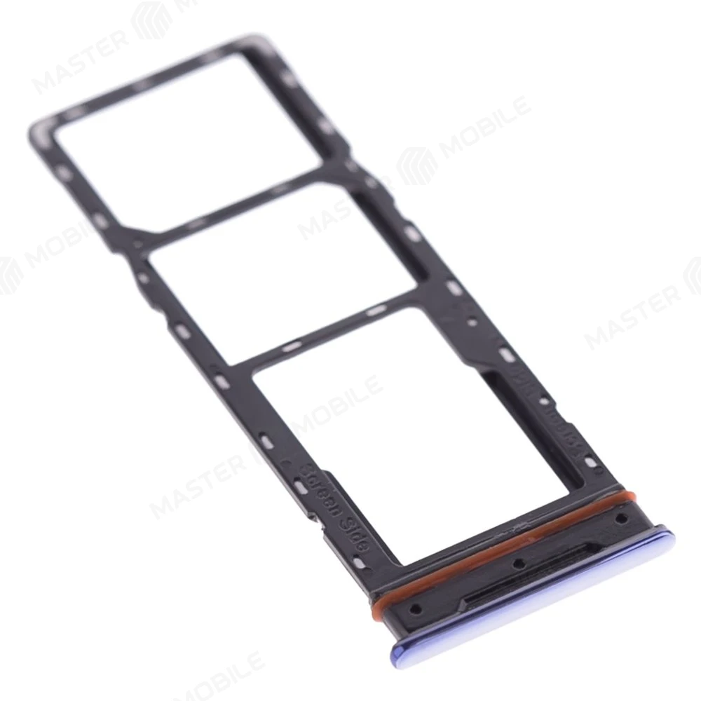 Держатель сим-карты для Infinix Note 10 Pro (X695C) (серебристый) фото №3