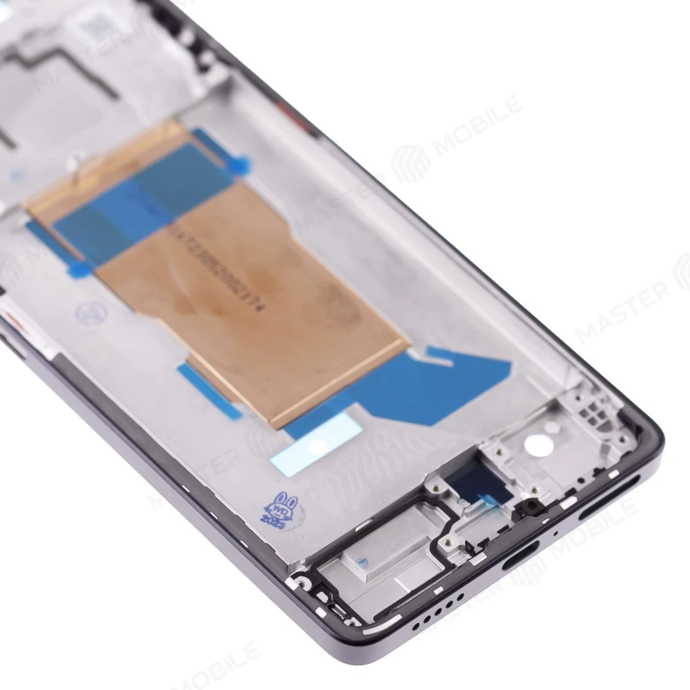 Рамка дисплея для Xiaomi Poco F5 (23049PCD8G) (черный) фото №4