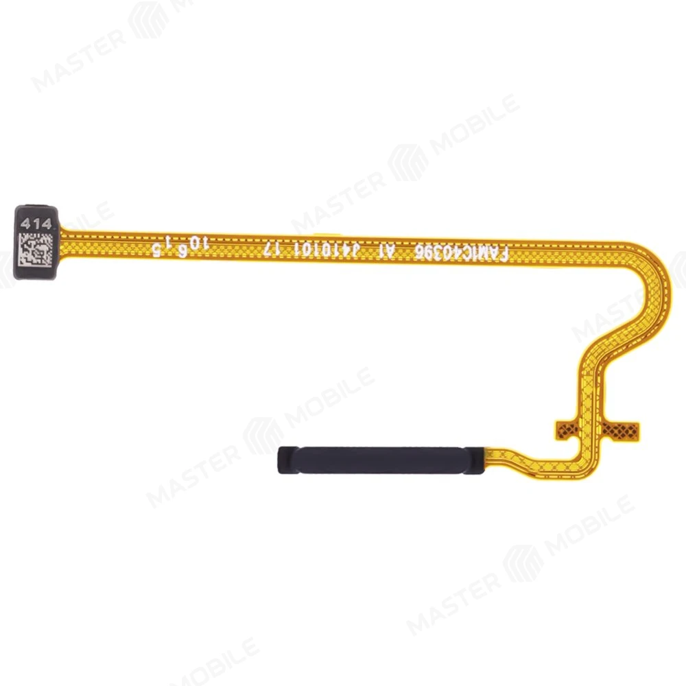 Шлейф для Realme C53 (RMX3760) с комп. + сканер отпечатка пальца (черный) фото №1