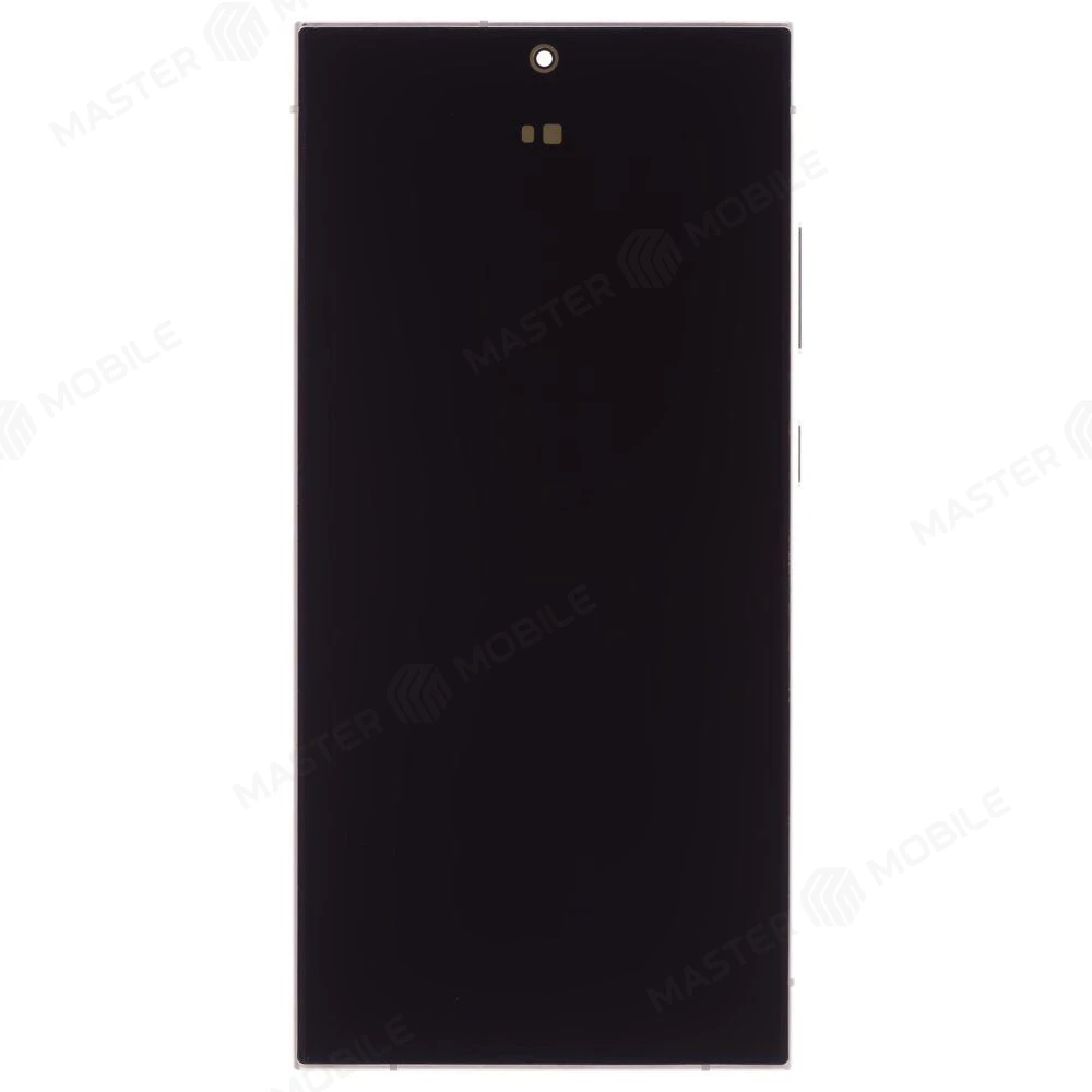 Дисплей для Samsung S928 Galaxy S24 Ultra + тачскрин (серый) (в рамке) (ORIG100) (возможен дефект ЛКП) фото №1