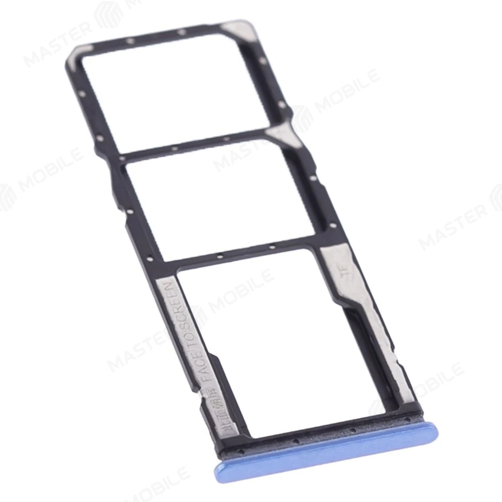 Держатель сим-карты для Xiaomi Redmi 10 (21061119DG) (голубой) фото №3