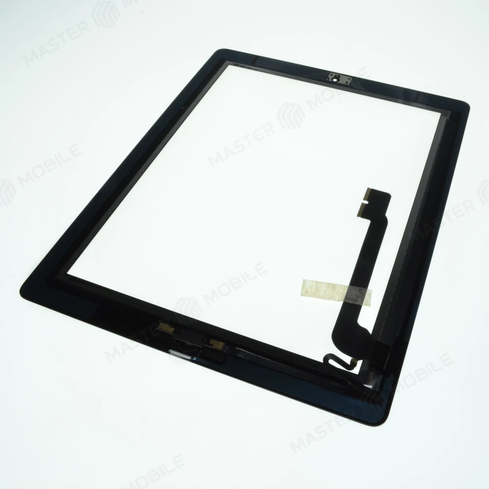 Тачскрин для Apple iPad 3 (A1416/A1430) / iPad 4 (A1458/A1459/A1460) + кнопка Home (черный)  фото №2