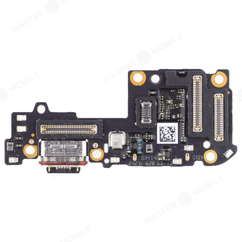 Нижняя плата для OnePlus Nord 4 (CPH2663) с комп. + разъем зарядки + микрофон + разъем SIM (ORIG100) фото №1