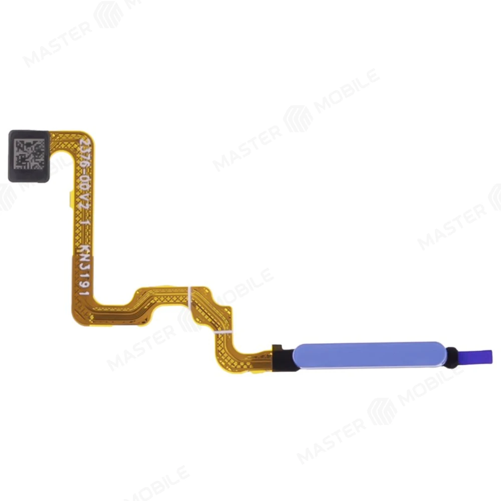 Шлейф для Xiaomi Redmi 12 4G (23053RN02Y) с комп. + сканер отпечатка пальца (голубой) фото №1