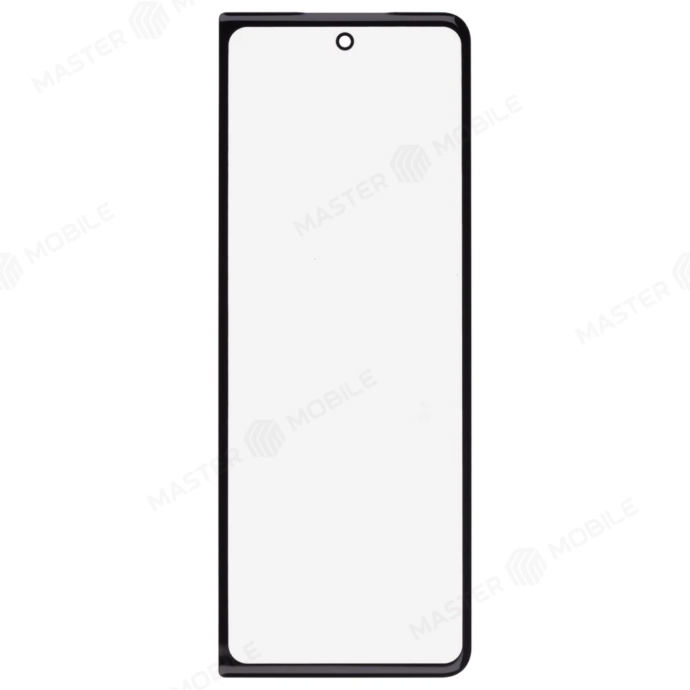 Стекло модуля для Samsung F926 Galaxy Z Fold 3 + OCA (черный) фото №1