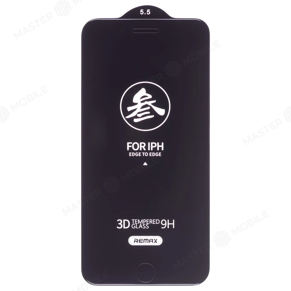 Защитное стекло Remax Medicine Glass GL-27 для Apple iPhone 7 Plus / iPhone 8 Plus (черный) фото №3