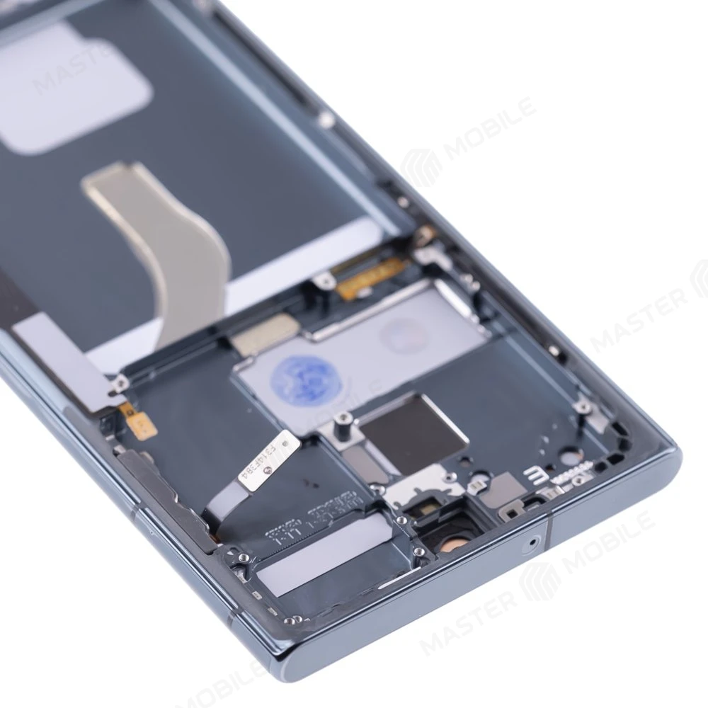 Дисплей для Samsung S908 Galaxy S22 Ultra + тачскрин (зеленый) (в рамке) (ORIG100) (возможен дефект ЛКП) фото №3