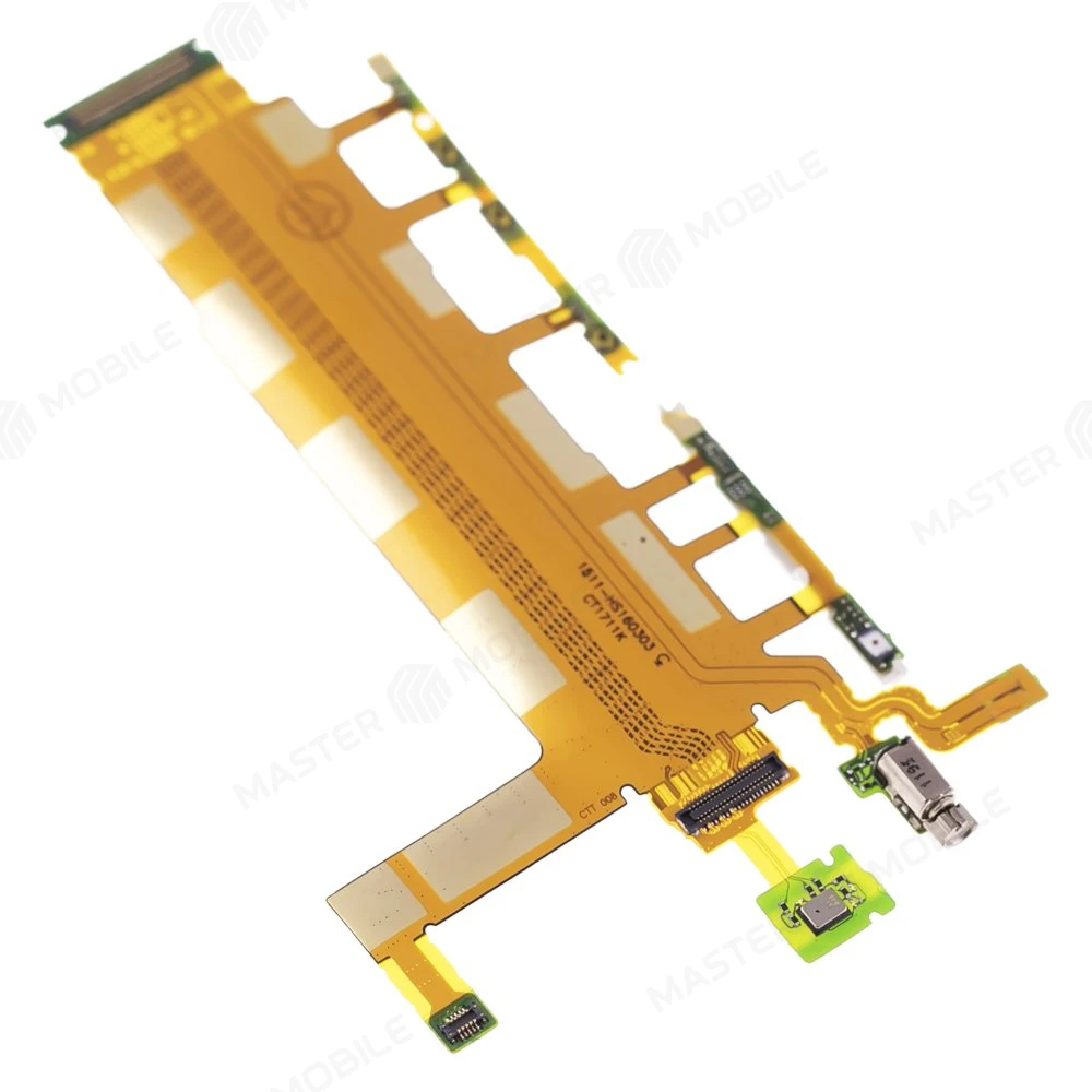 Шлейф для Sony D6633 Xperia Z3 Dual с комп. (на кнопку включения, кнопку камеры и кнопки громкости) + вибро + микрофон  фото №3