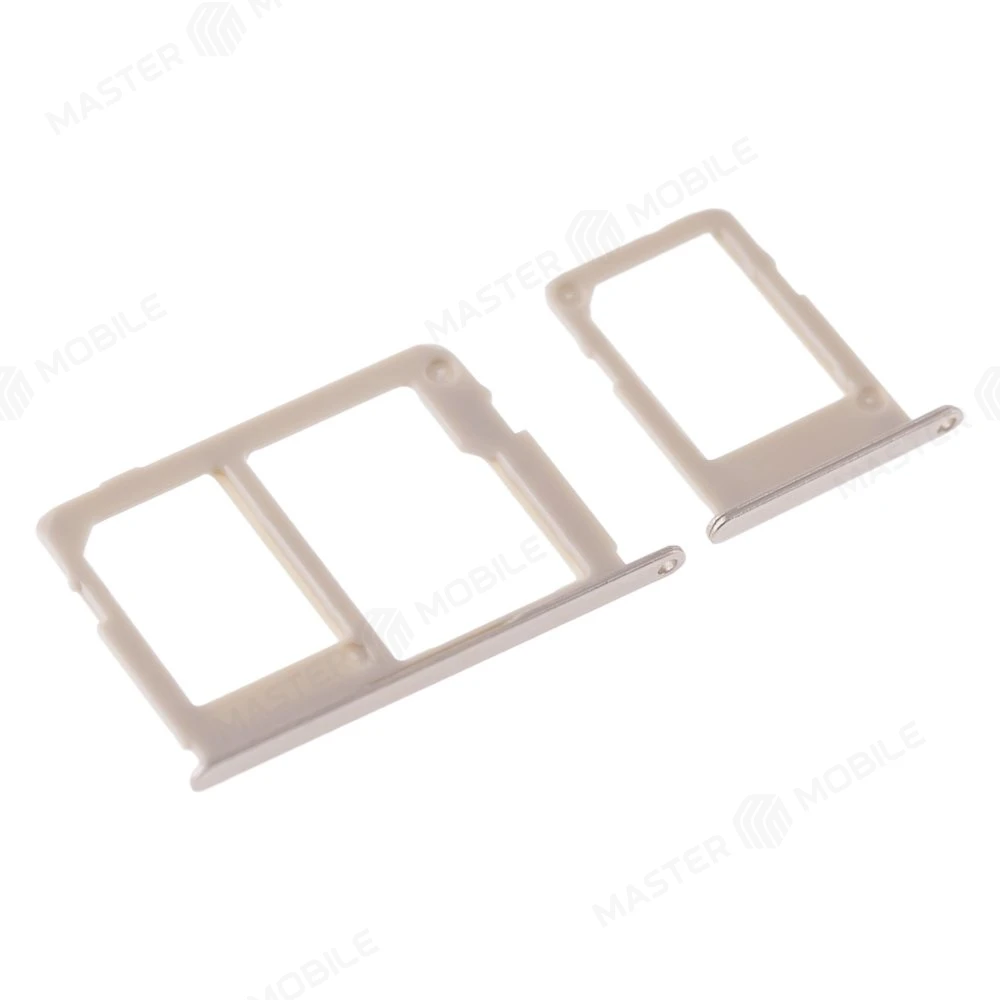 Держатель сим-карты для Samsung J330 Galaxy J3 (2017) / J530 Galaxy J5 (2017) / J730 Galaxy J7 (2017) (золотистый) фото №3