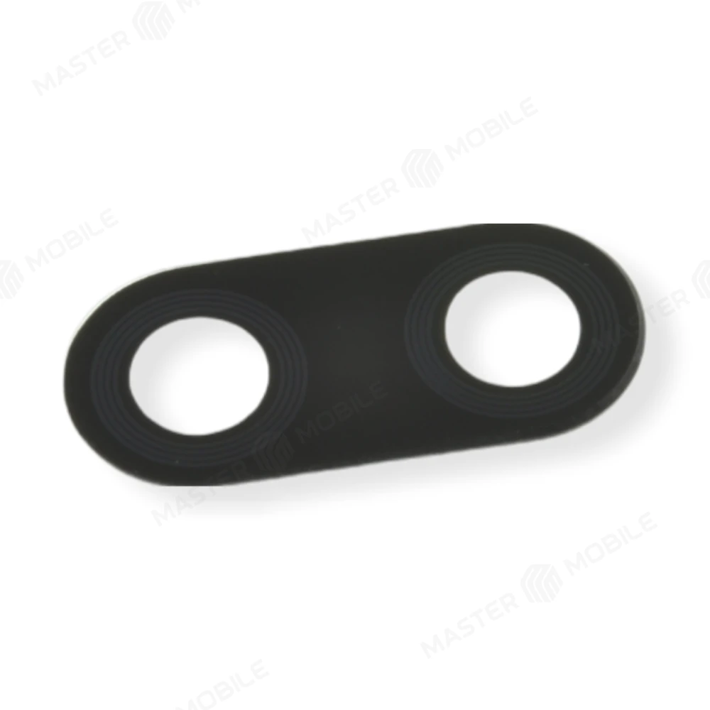 Стекло задней камеры для Xiaomi Mi 8 Lite (M1808D2TG) (без рамки) (черный) фото №2