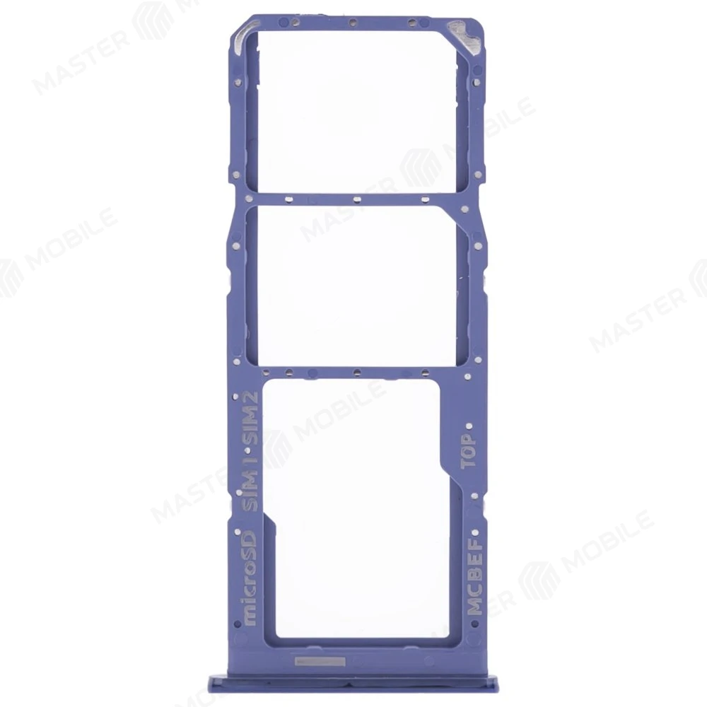 Держатель сим-карты для Samsung M325 Galaxy M32 (синий) фото №1