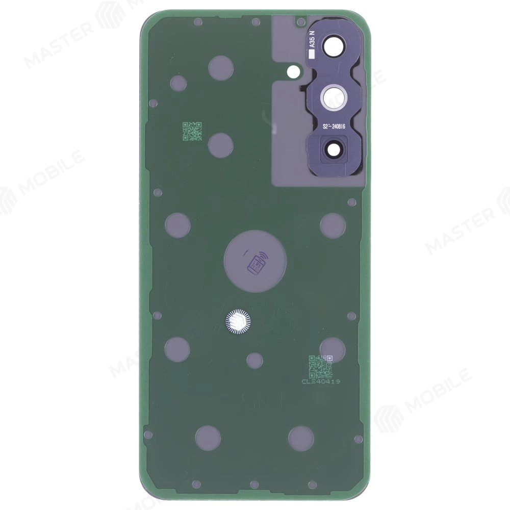 Задняя крышка для Samsung A356 Galaxy A35 5G (черный) (в сборе со стеклом камеры) (ORIG100) фото №2