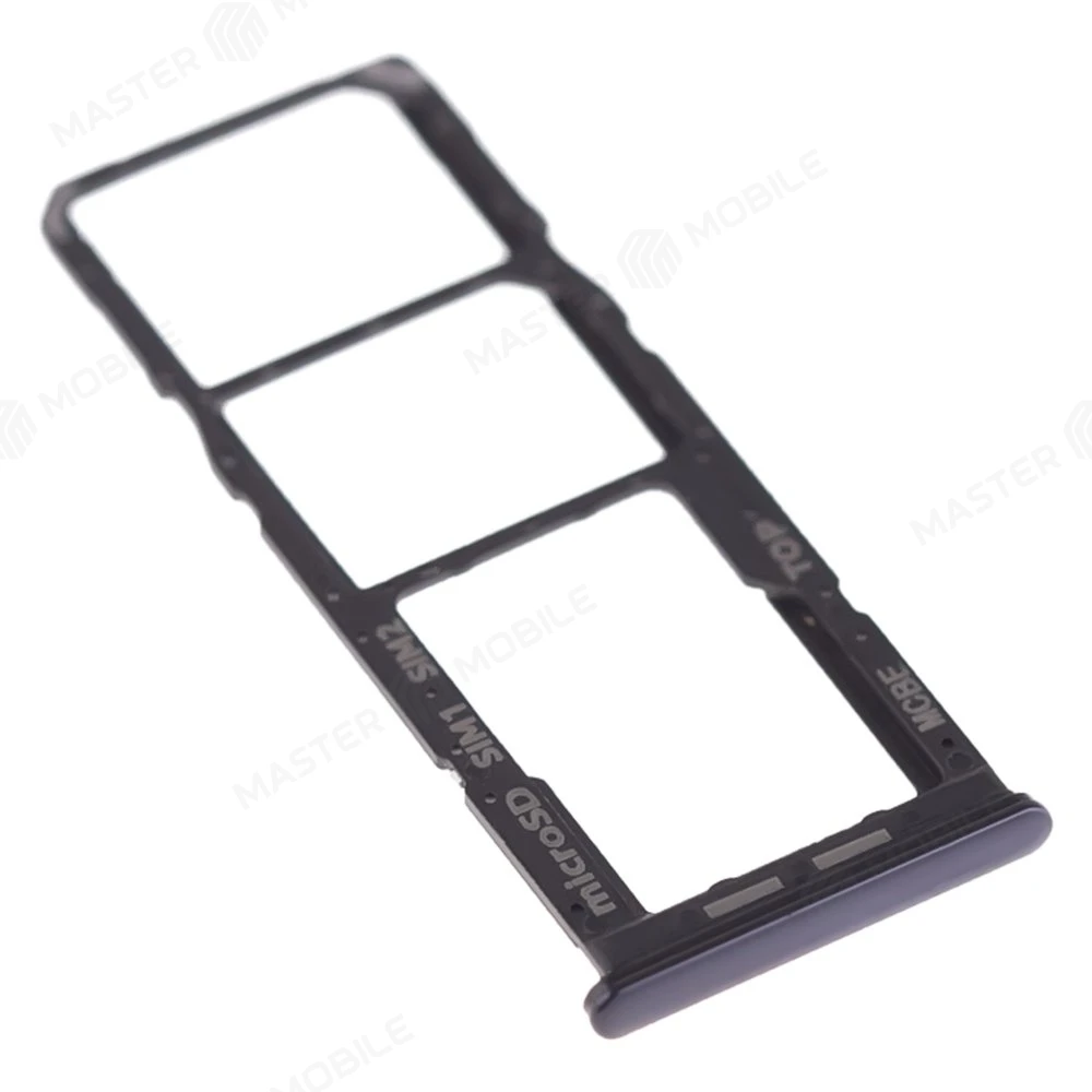 Держатель сим-карты для Samsung M325 Galaxy M32 (черный) фото №3