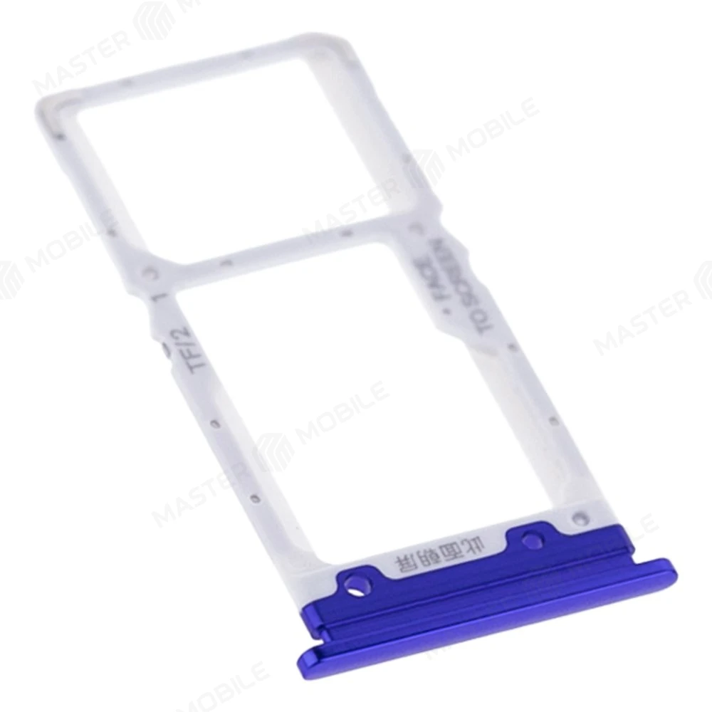 Держатель сим-карты для Xiaomi Mi 9 Lite (M1904F3BG) (синий)  фото №3