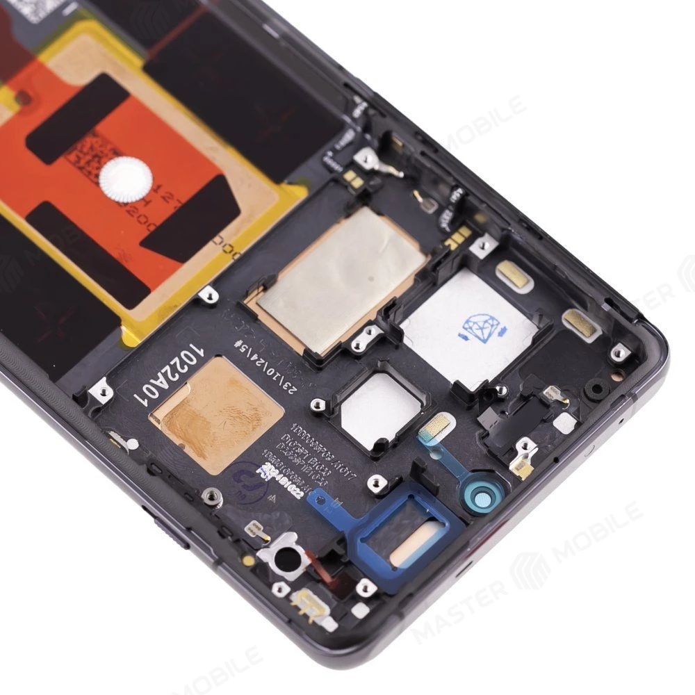 Дисплей для OnePlus 12 (PJD110) + тачскрин (черный) (в рамке) (ORIG100) (SP) фото №3