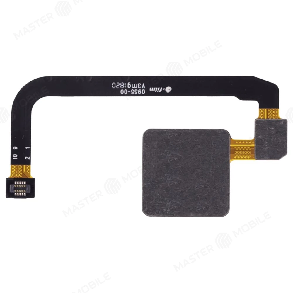 Шлейф для Xiaomi Mi Max 3 (M1804E4A) с комп. + сканер отпечатка пальца (черный)  фото №2