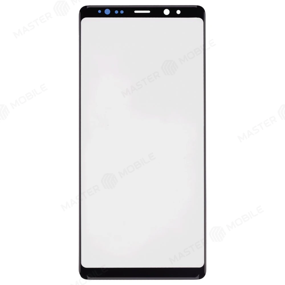 Стекло модуля для Samsung N950 Galaxy Note 8 + OCA (черный)  