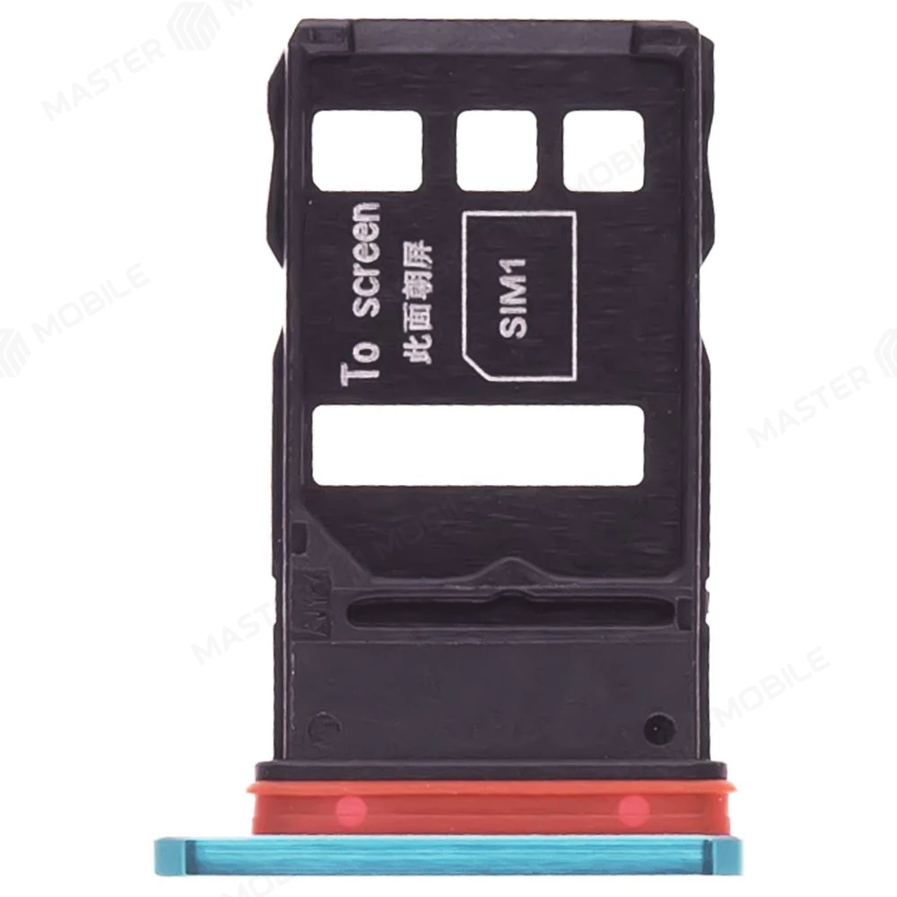 Держатель сим-карты для Huawei Honor 30 Pro+ (EBG-AN10) (зеленый) фото №1