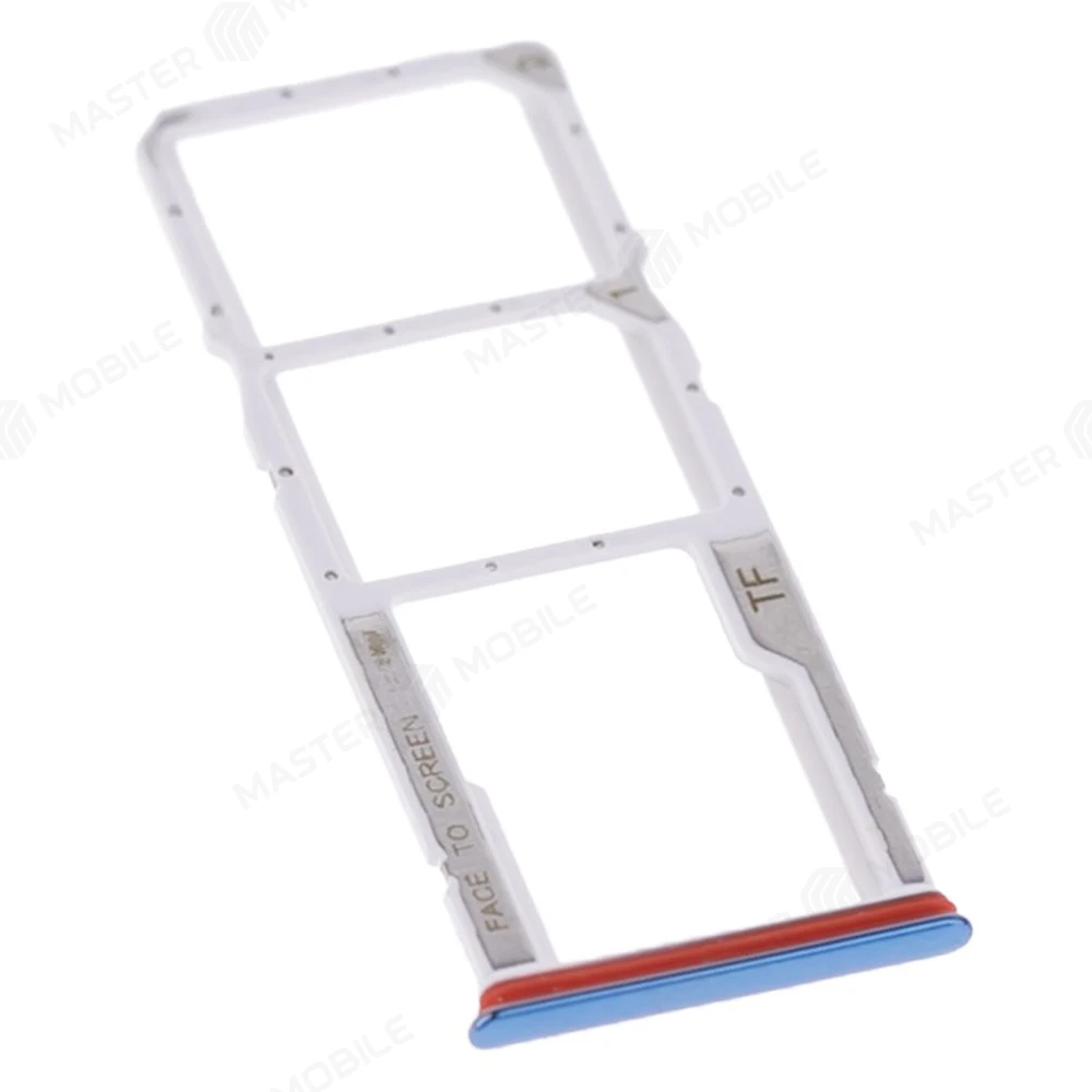 Держатель сим-карты для Xiaomi Redmi Note 10 4G (M2101K7AG) / Redmi Note 10S (M2101K7BG) (синий) фото №3