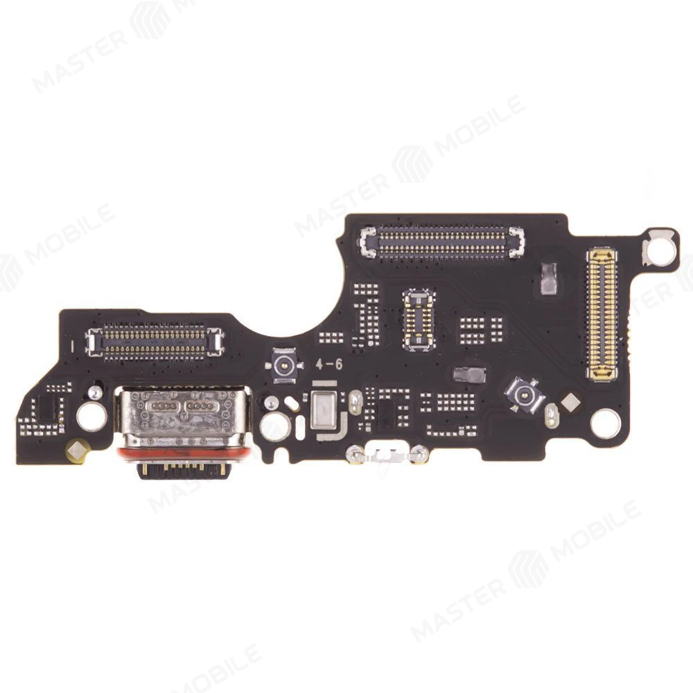 Нижняя плата для Realme 15T (RMX5111) с комп. + разъем зарядки + разъем SIM + микрофон  фото №1