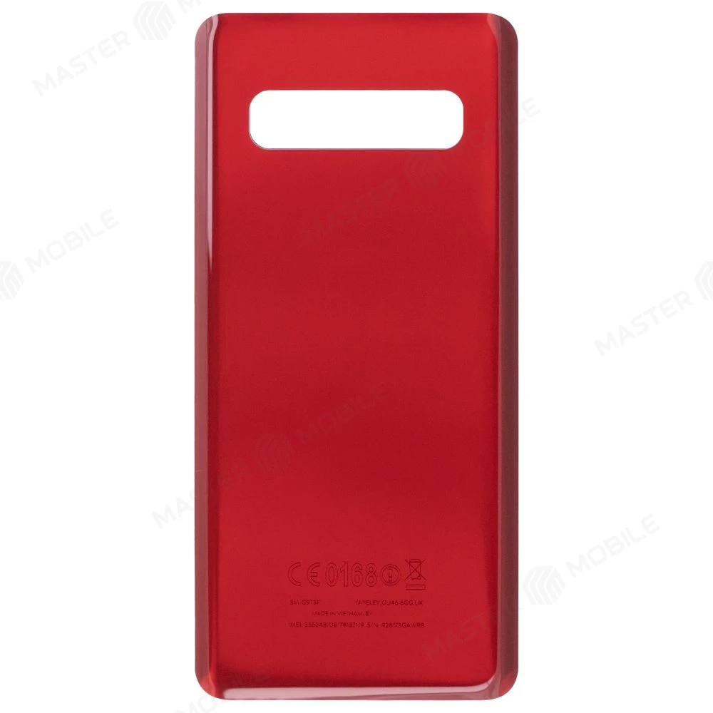Задняя крышка для Samsung G973 Galaxy S10 (красный) фото №1