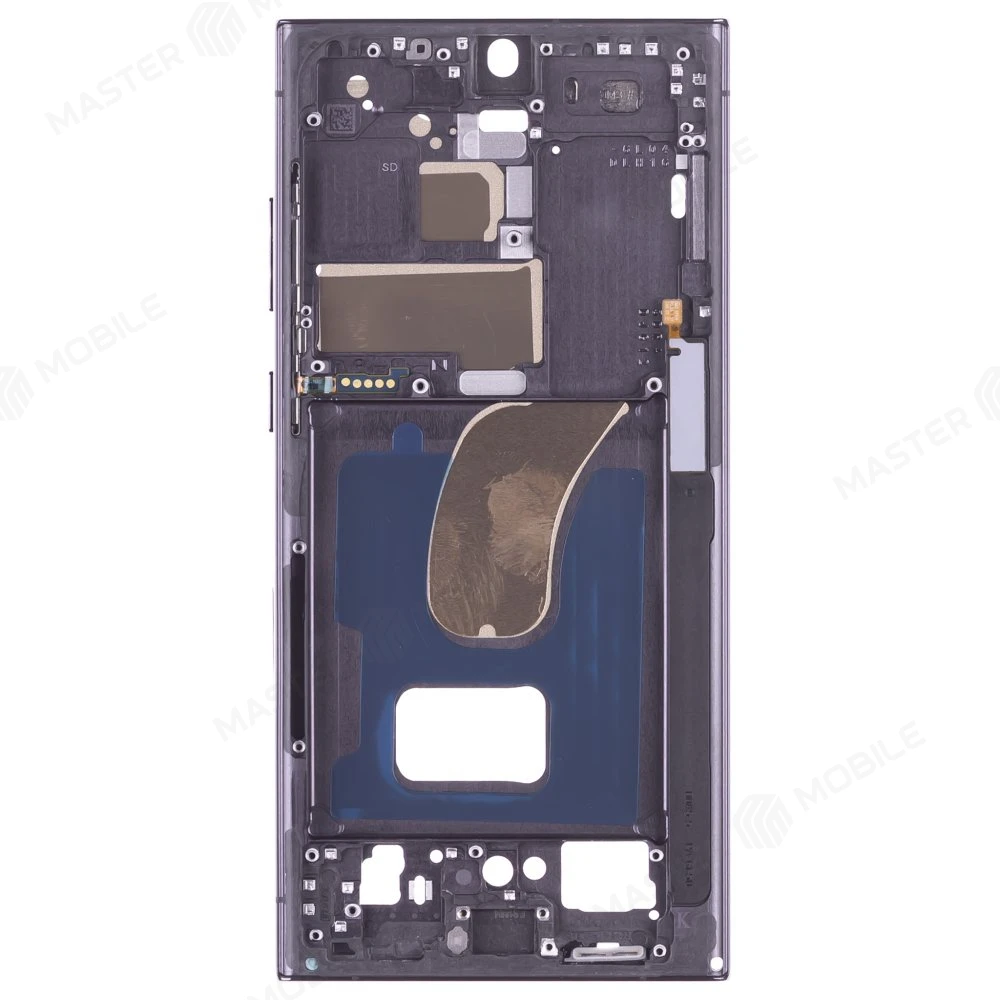 Рамка дисплея для Samsung S918 Galaxy S23 Ultra (черный) фото №2