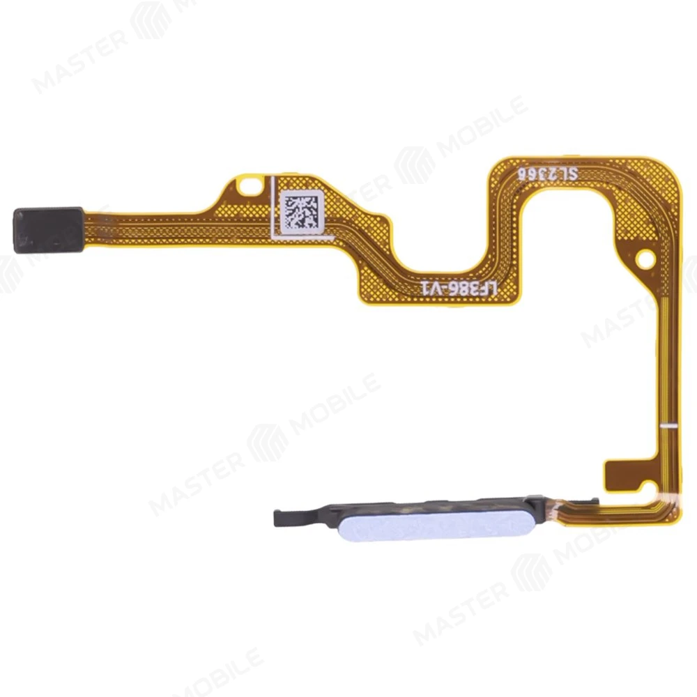 Шлейф для Huawei Honor X6 (VNE-LX1) / Honor X7 (CMA-LX1) / Honor X7a (RKY-LX1) с комп. + сканер отпечатка пальца (голубой) фото №1