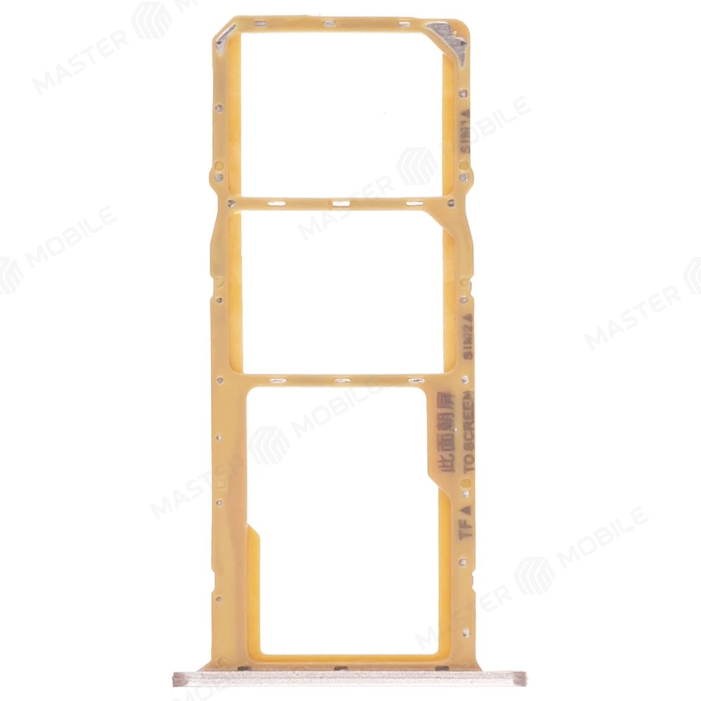 Держатель сим-карты для Huawei Y5p (DRA-LX9) (золотистый) фото №1