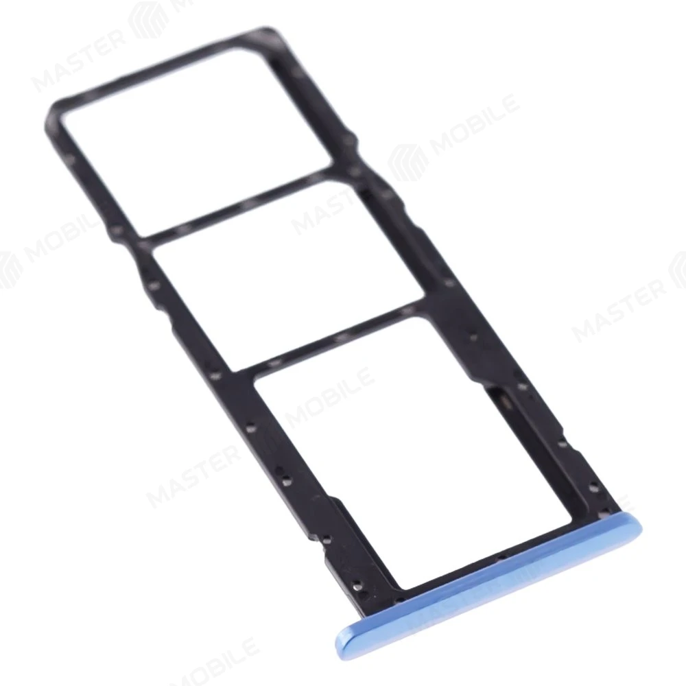 Держатель сим-карты для Realme C11 2021 (RMX3231) (голубой) фото №3