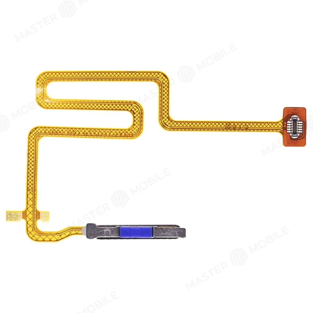 Шлейф для Realme C35 (RMX3511) с комп. + сканер отпечатка пальца (черный)  фото №2