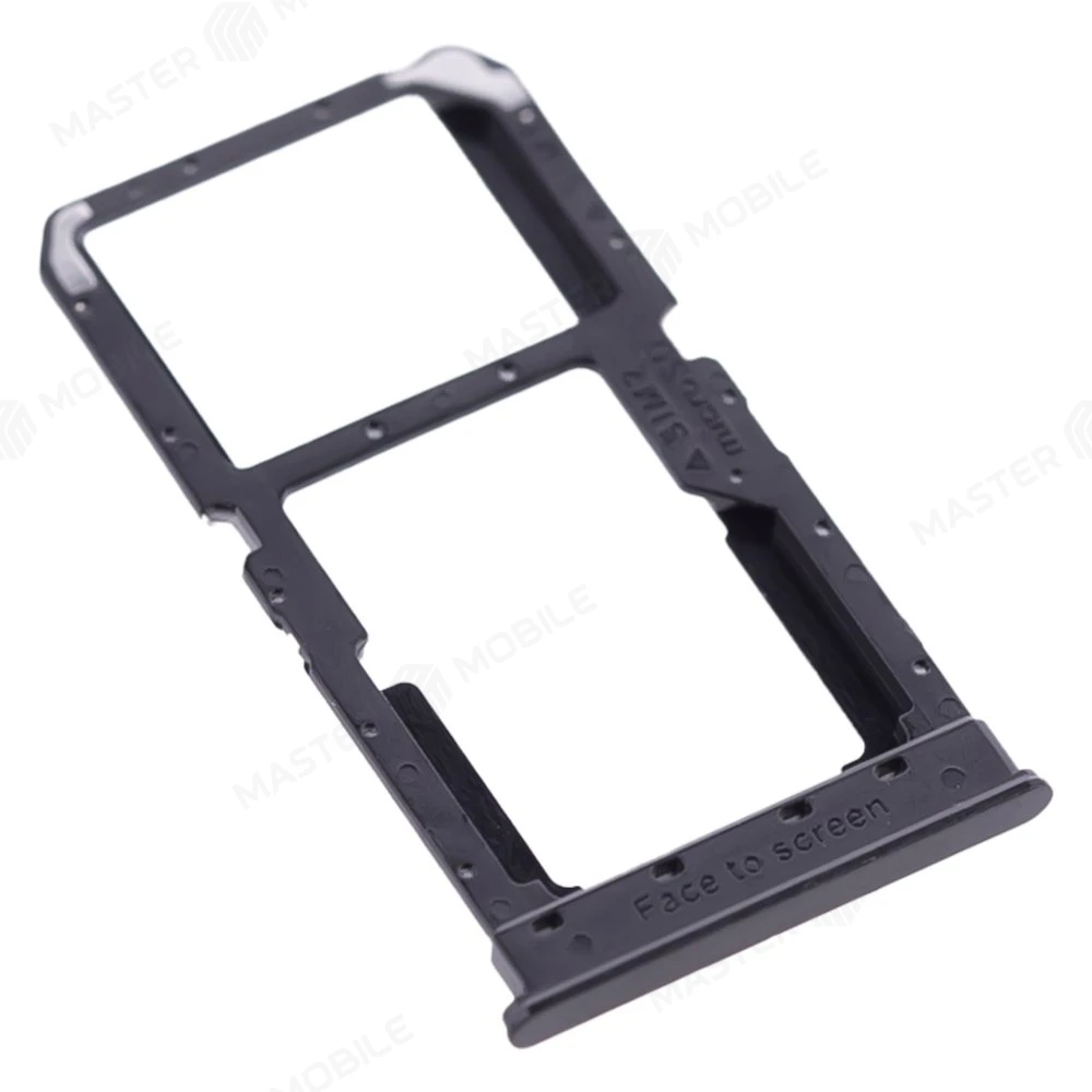 Держатель сим-карты для Realme 9 Pro (RMX3472) (черный) фото №3