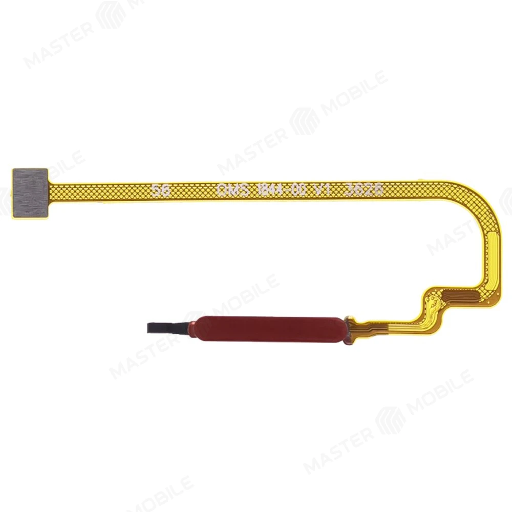 Шлейф для Xiaomi Redmi 9T (M2010J19SG/Y) / Poco M3 (M2010J19CG) с комп. + сканер отпечатка пальца (оранжевый) фото №1