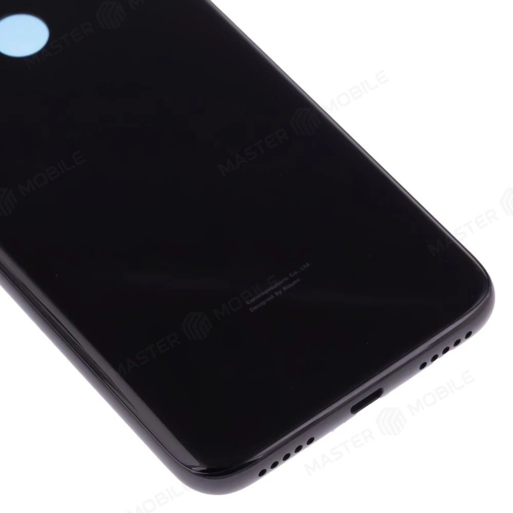 Задняя крышка для Xiaomi Mi Play (M1901F9E) (черный) (в сборе со стеклом камеры) фото №4