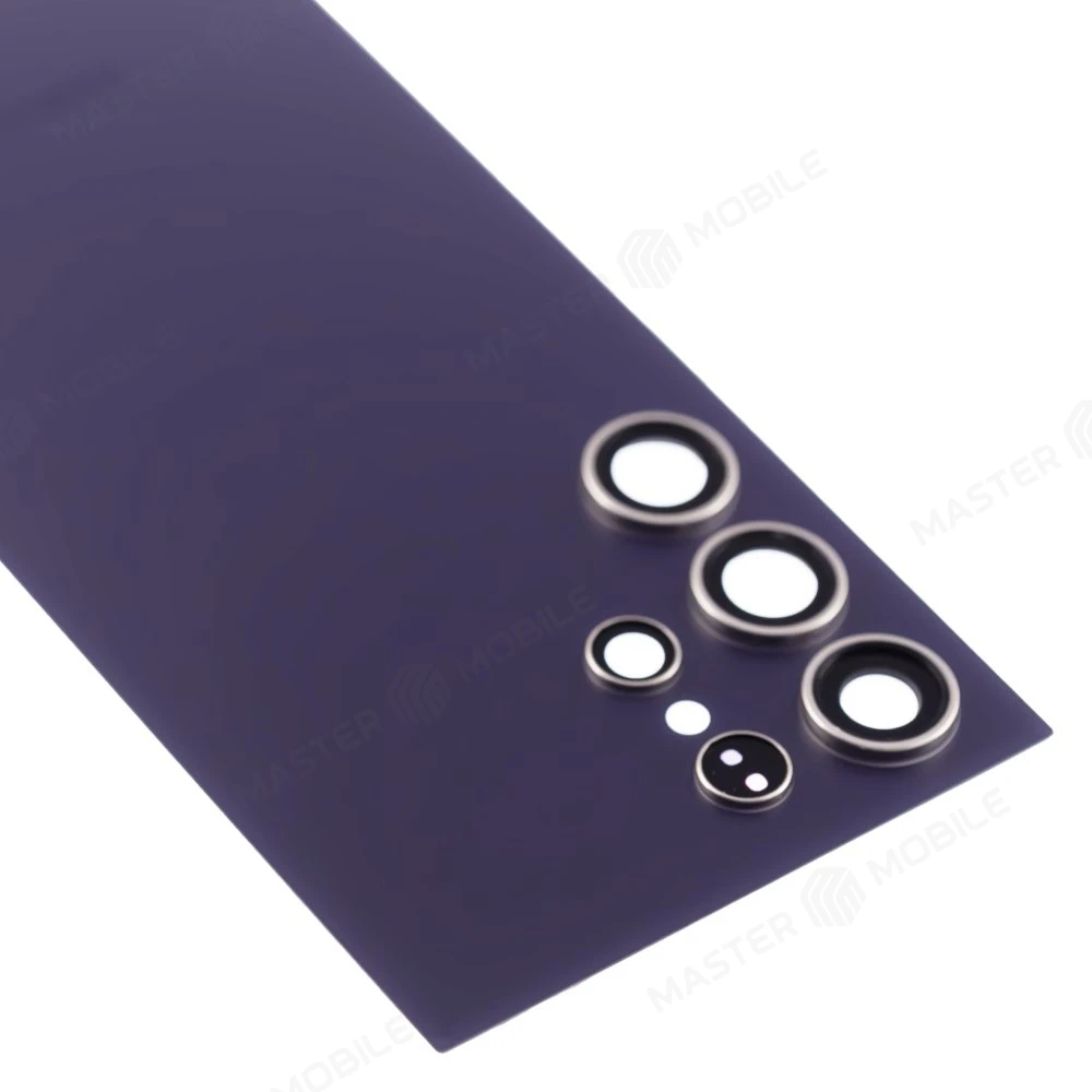 Задняя крышка для Samsung S928 Galaxy S24 Ultra (фиолетовый) (в сборе со стеклом камеры) фото №3