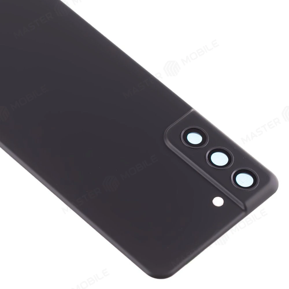 Задняя крышка для Samsung G990 Galaxy S21 FE (черный) (в сборе со стеклом камеры) (ORIG100)  фото №3